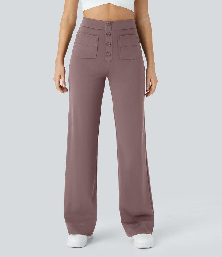 Esma™|Elastische broek hoge Taille