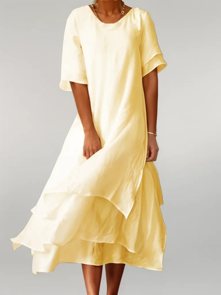 Amanda™|Elegante Katoenen Lange Jurk
