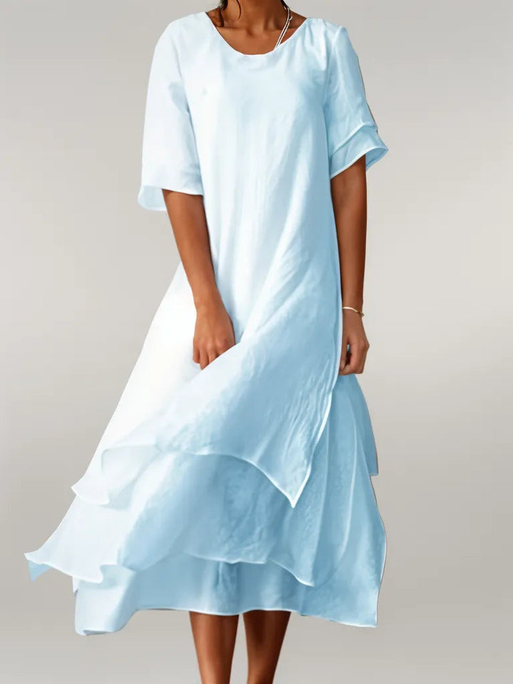 Amanda™|Elegante Katoenen Lange Jurk