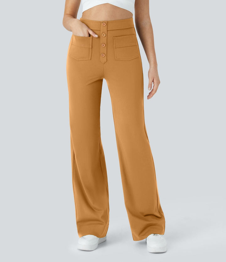 Esma™|Elastische broek hoge Taille