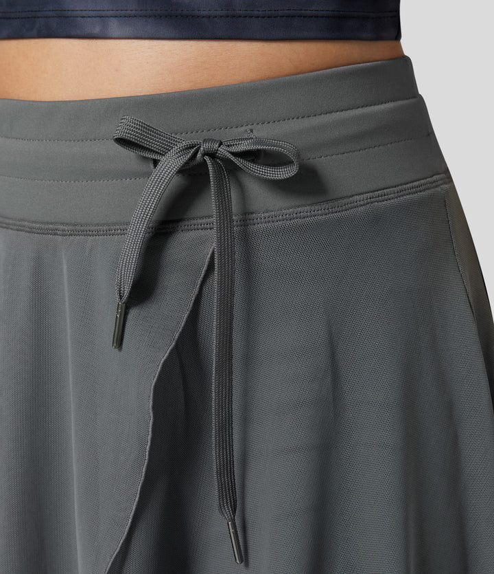 Claudia™| Hoog getailleerde 2-in-1 Rok