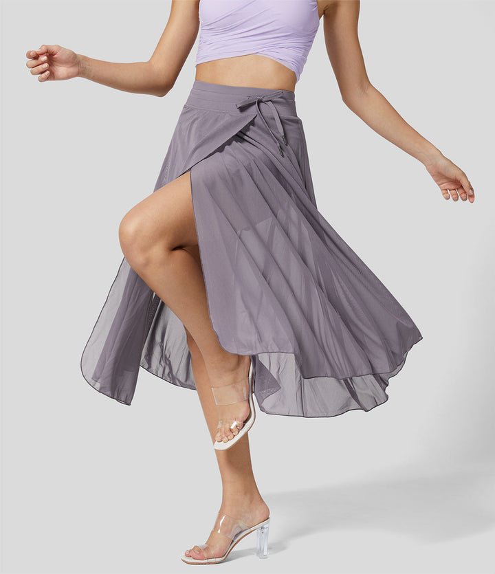 Claudia™| Hoog getailleerde 2-in-1 Rok