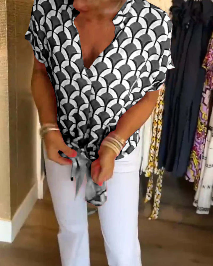 Leonie™|V-hals Blouse