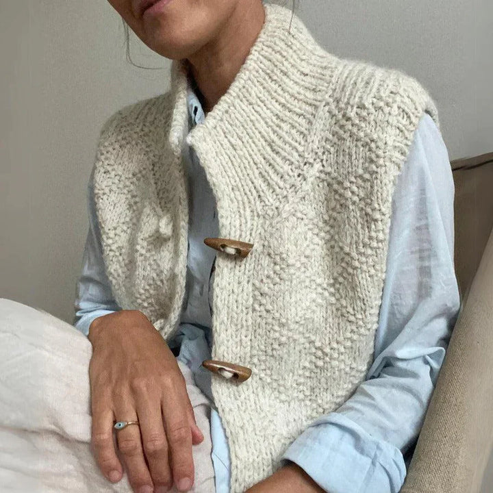 Romy™|Basic Effen Mouwloos Vest