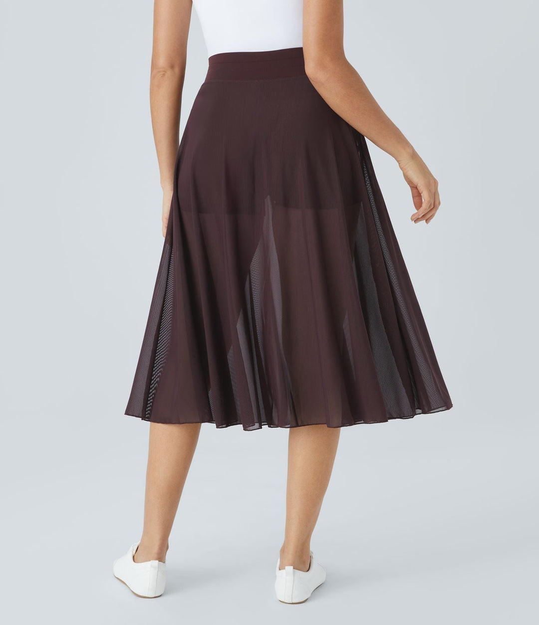 Claudia™| Hoog getailleerde 2-in-1 Rok