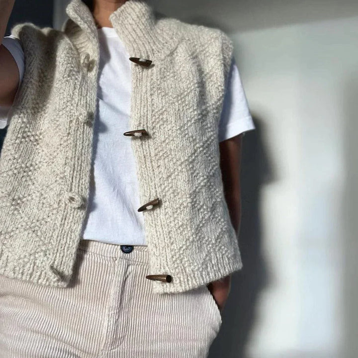 Romy™|Basic Effen Mouwloos Vest