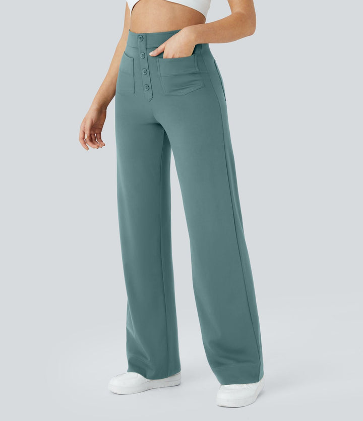 Esma™|Elastische broek hoge Taille