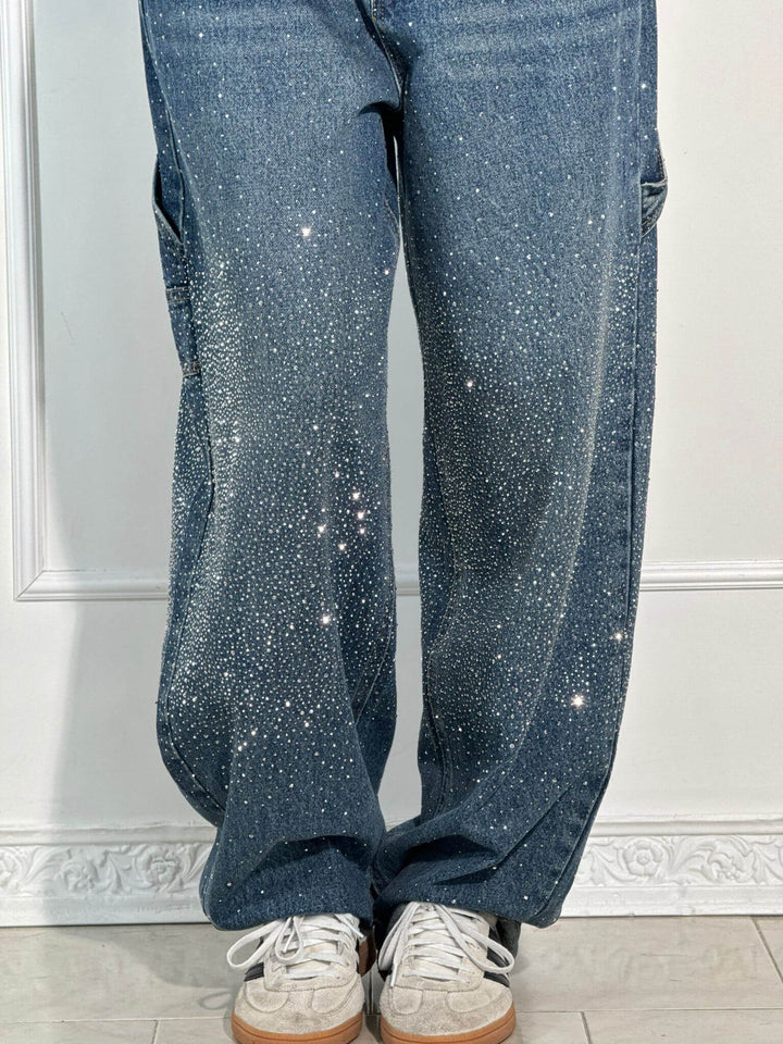Anne™|Glanzende Denim Jeans
