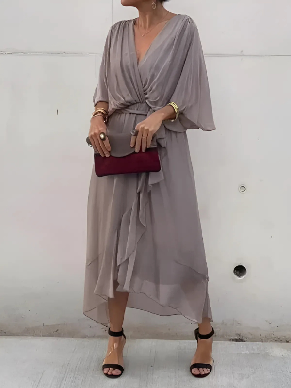 Stella™|Tijdloze Wrap Midi Jurk