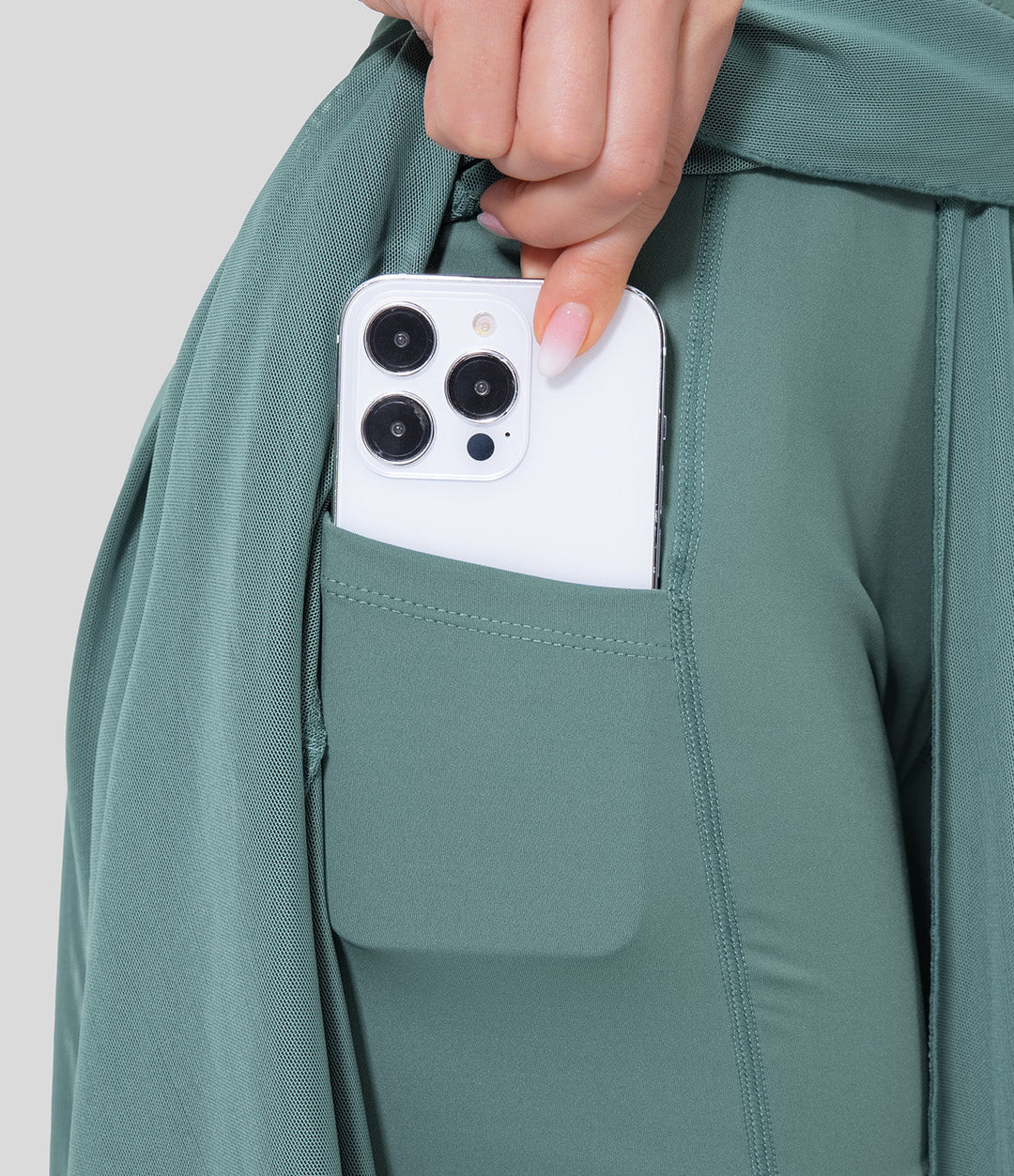 Claudia™| Hoog getailleerde 2-in-1 Rok