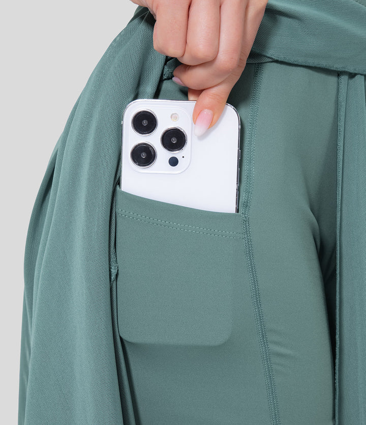 Claudia™| Hoog getailleerde 2-in-1 Rok