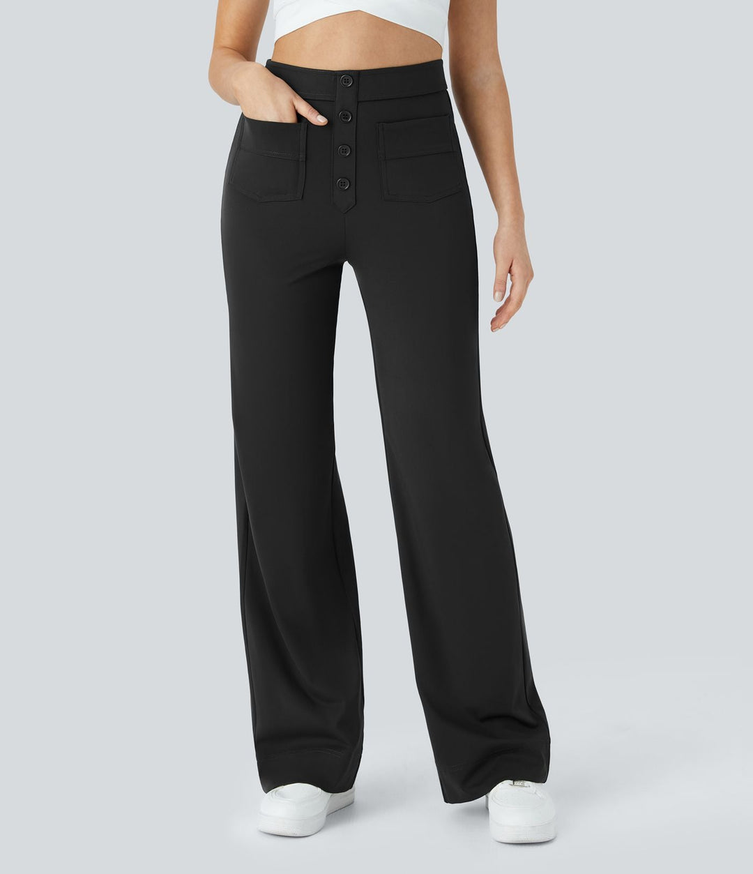 Esma™|Elastische broek hoge Taille
