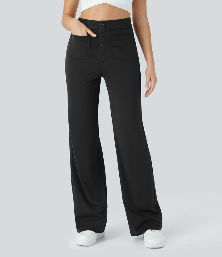 Esma™|Elastische broek hoge Taille