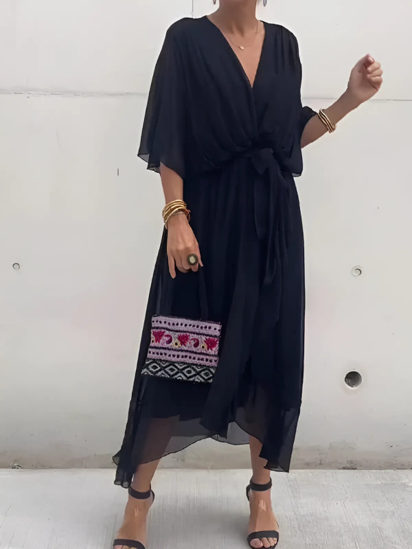 Stella™|Tijdloze Wrap Midi Jurk