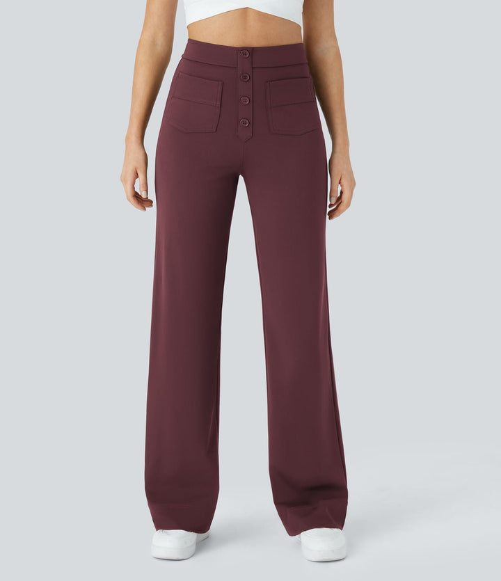 Esma™|Elastische broek hoge Taille