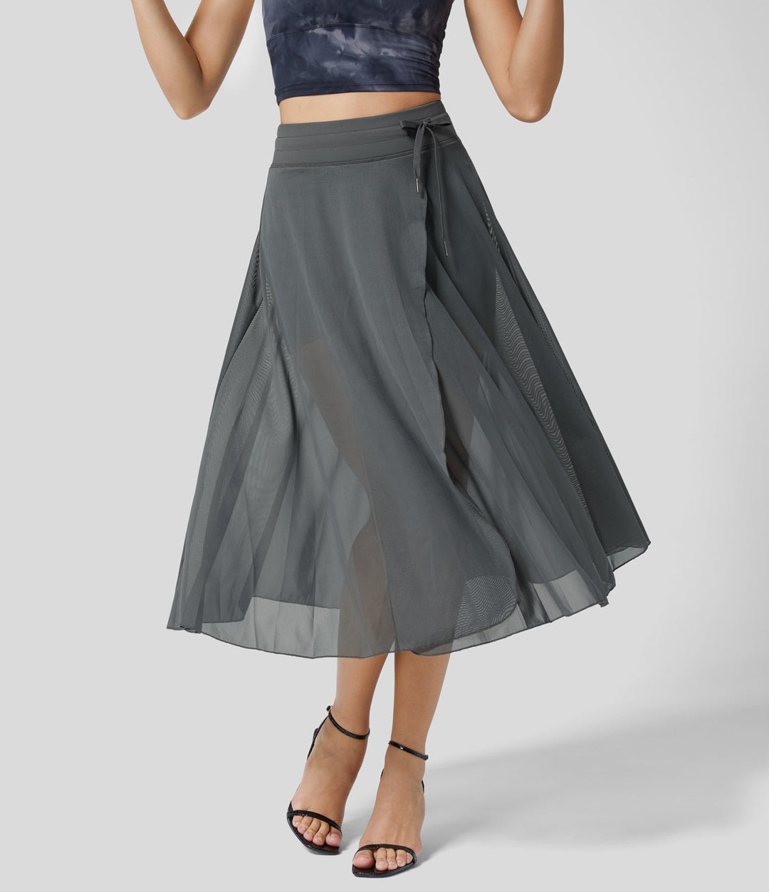 Claudia™| Hoog getailleerde 2-in-1 Rok