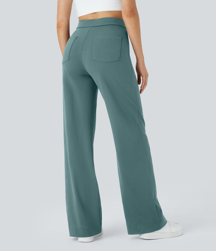 Esma™|Elastische broek hoge Taille
