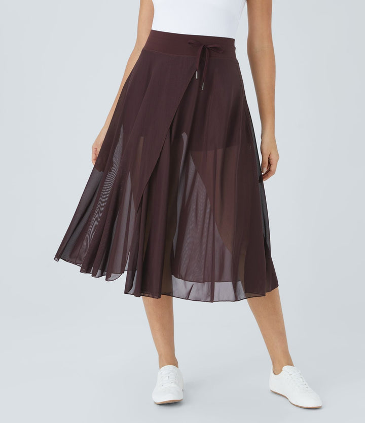 Claudia™| Hoog getailleerde 2-in-1 Rok