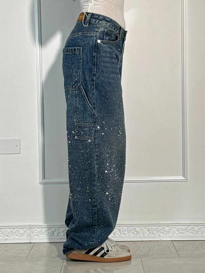 Anne™|Glanzende Denim Jeans