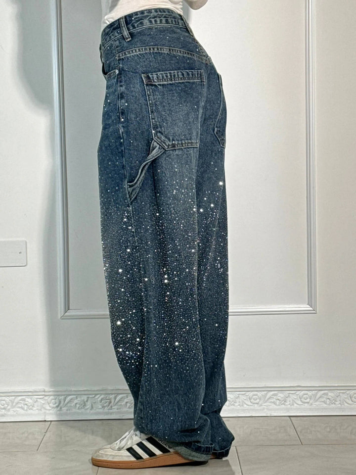 Anne™|Glanzende Denim Jeans