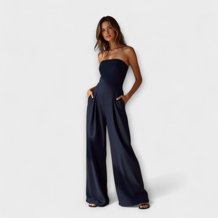 Emily|Strapless Jumpsuit