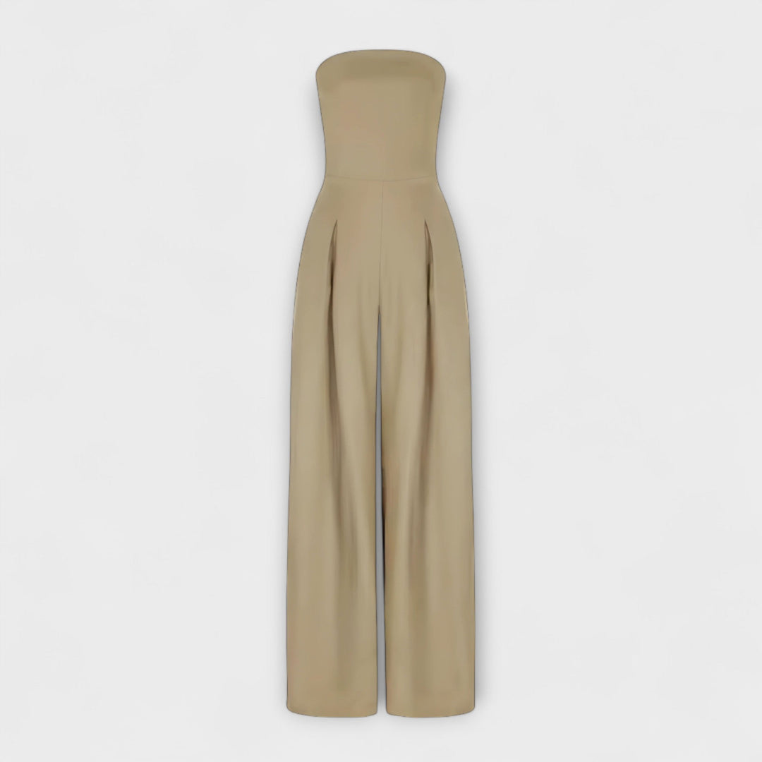 Emily|Strapless Jumpsuit