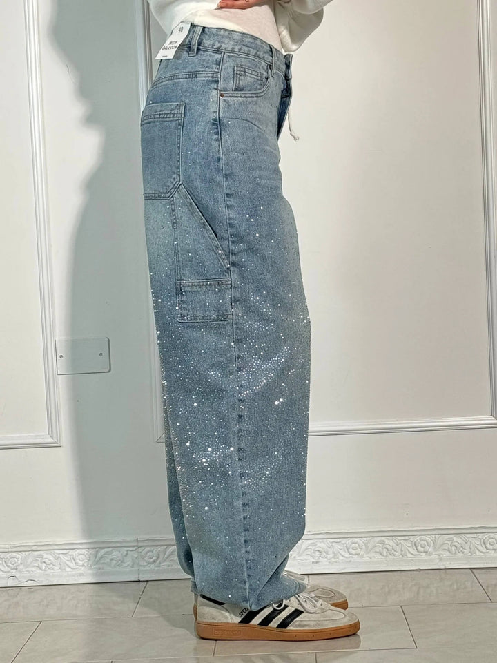 Anne™|Glanzende Denim Jeans