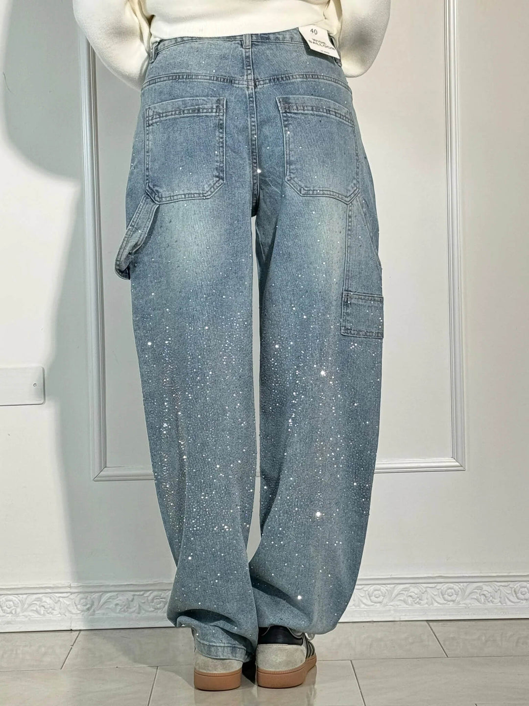 Anne™|Glanzende Denim Jeans