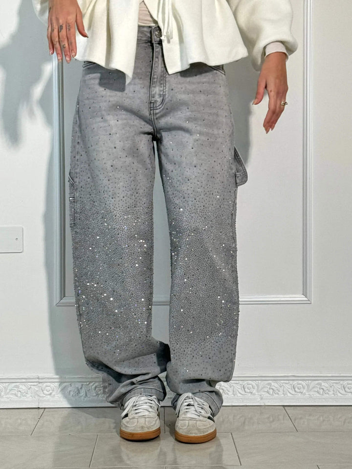 Anne™|Glanzende Denim Jeans