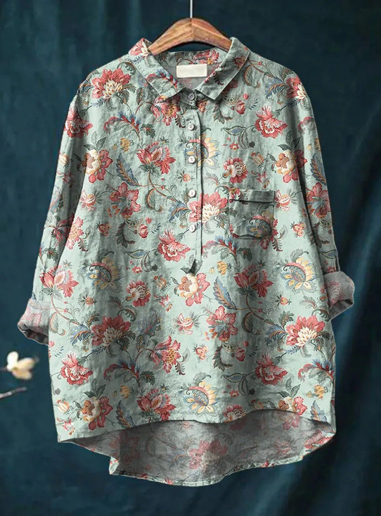 Dua™|Klassieke Bloemenblouses