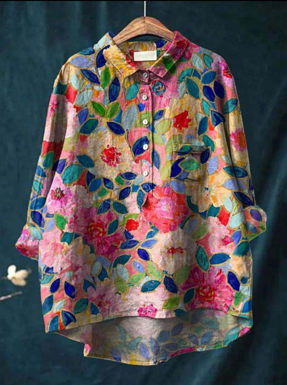 Dua™|Klassieke Bloemenblouses