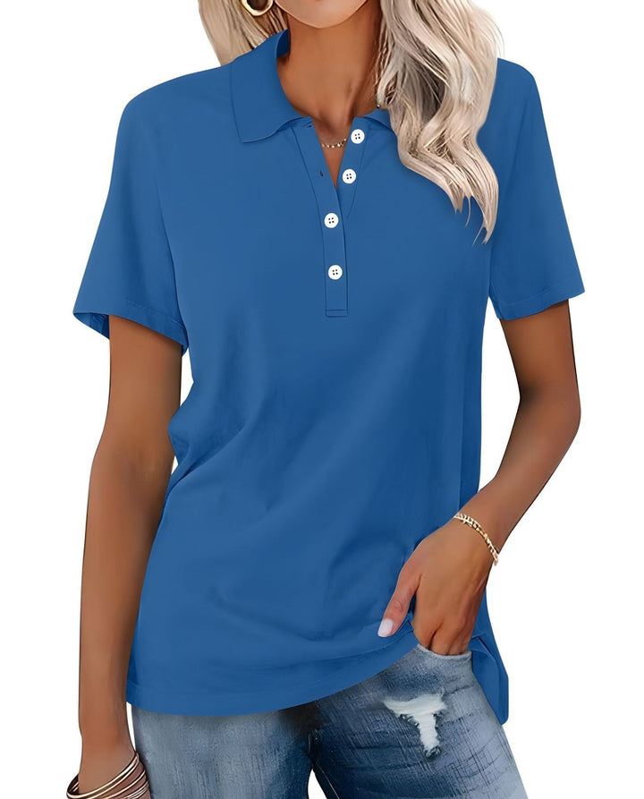 Peggy - Ademend Polo Shirt