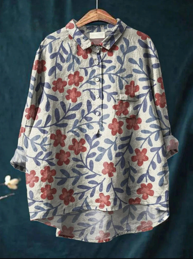 Dua™|Klassieke Bloemenblouses