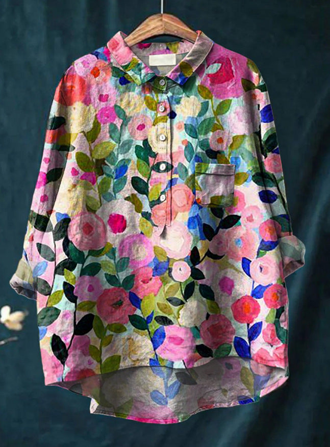 Dua™|Klassieke Bloemenblouses
