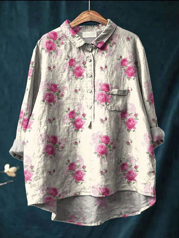 Dua™|Klassieke Bloemenblouses