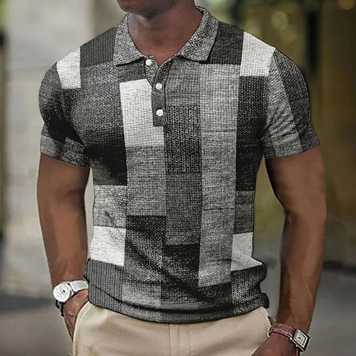 Boris™|Multikleur polo in moderne stijl