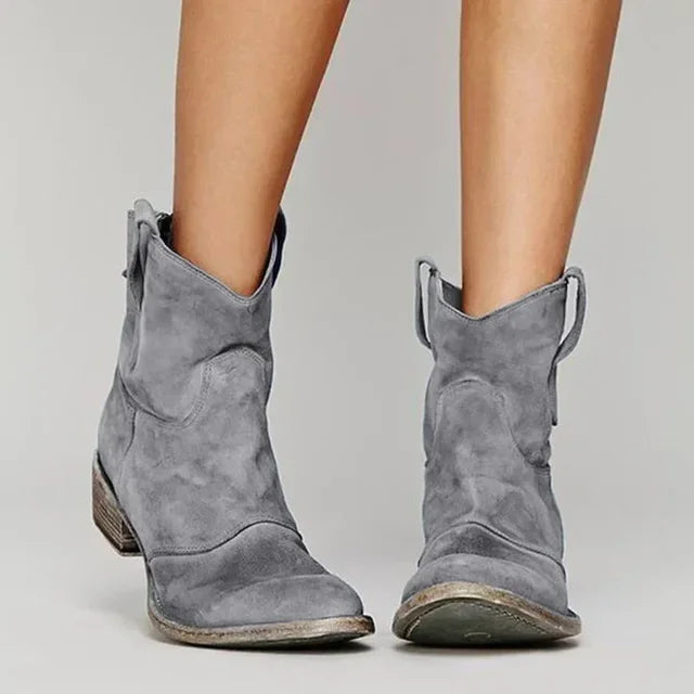Barbara™|Vintage Cowboy Enkellaarzen