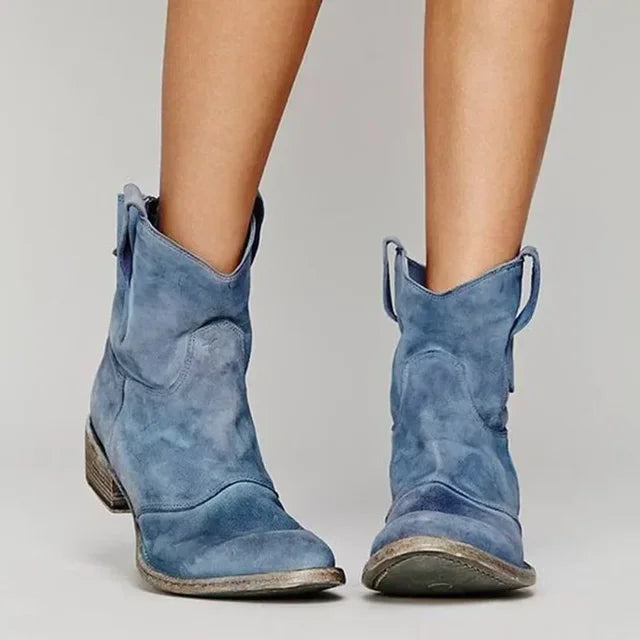 Barbara™|Vintage Cowboy Enkellaarzen