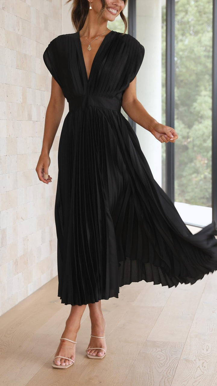 Elvira™|Elegant Geplooide Jurk