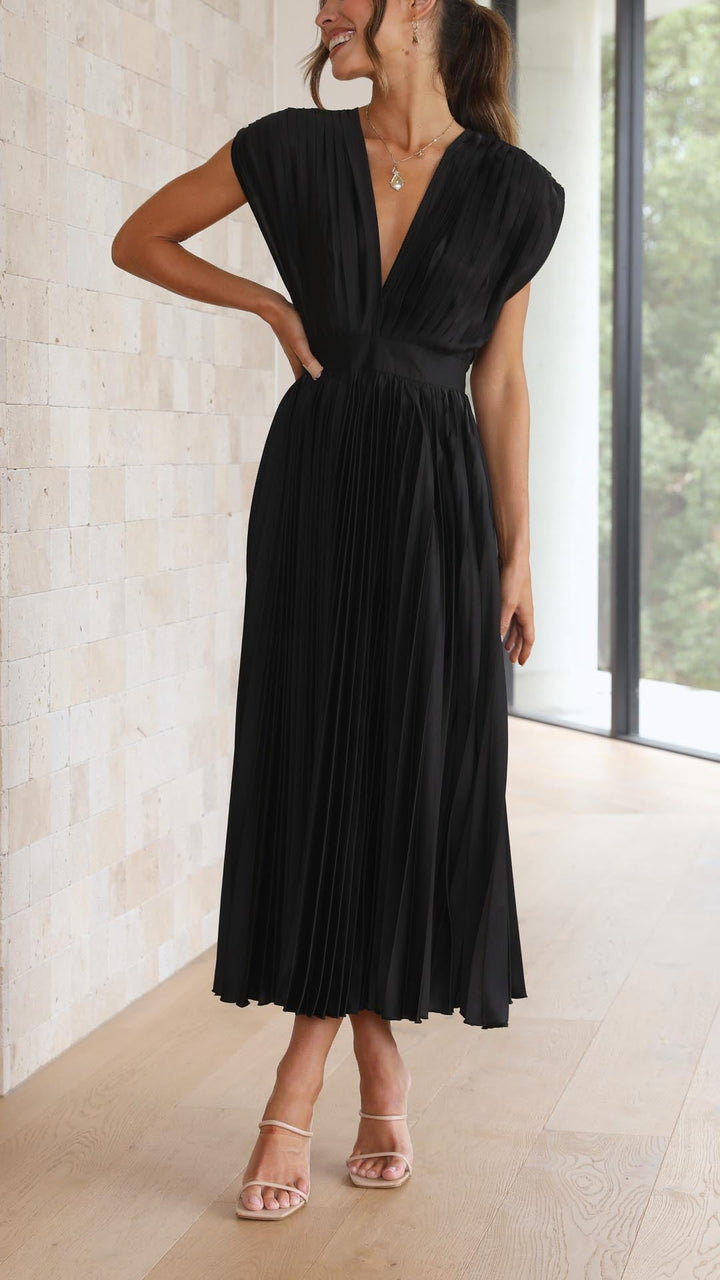 Elvira™|Elegant Geplooide Jurk
