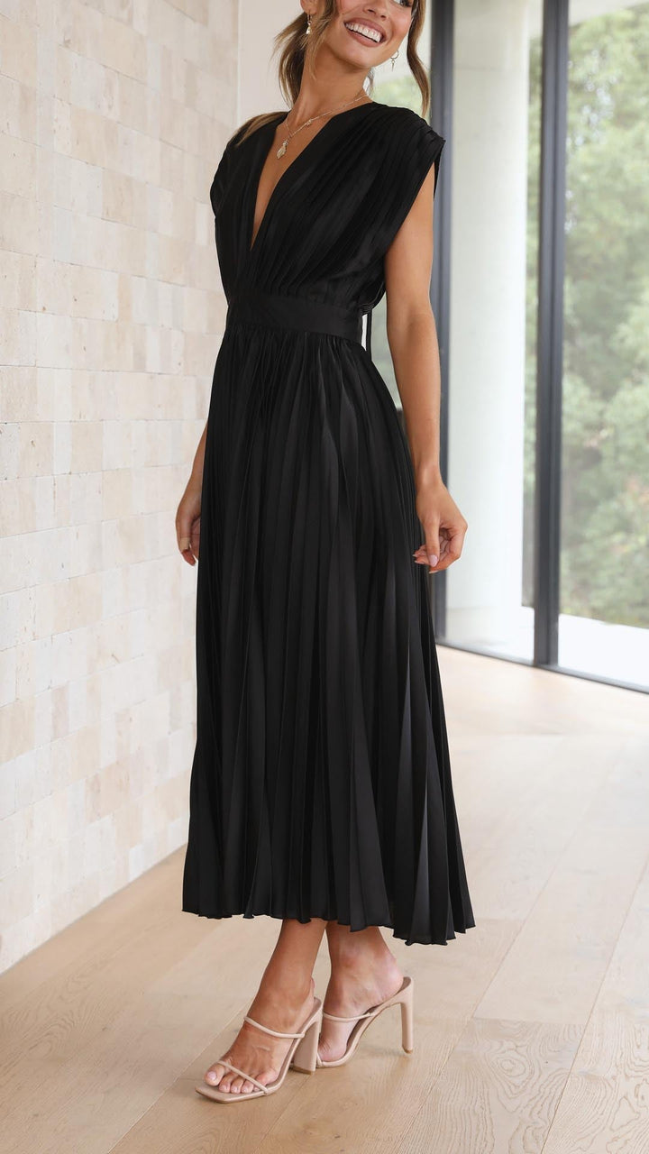 Elvira™|Elegant Geplooide Jurk