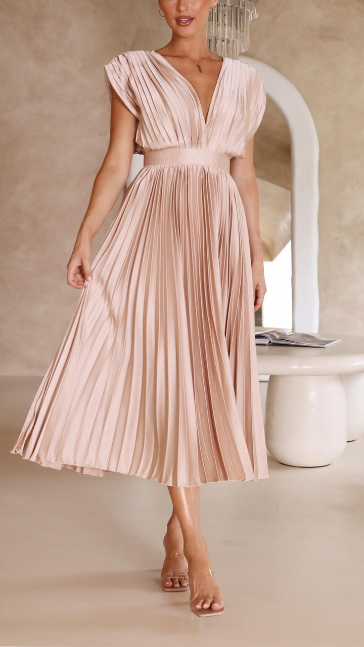 Elvira™|Elegant Geplooide Jurk
