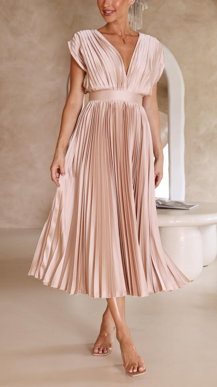 Elvira™|Elegant Geplooide Jurk