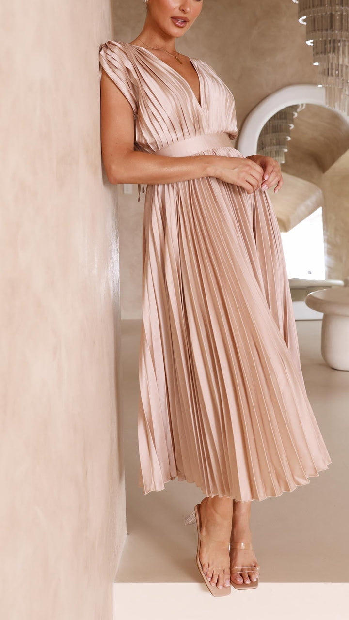 Elvira™|Elegant Geplooide Jurk
