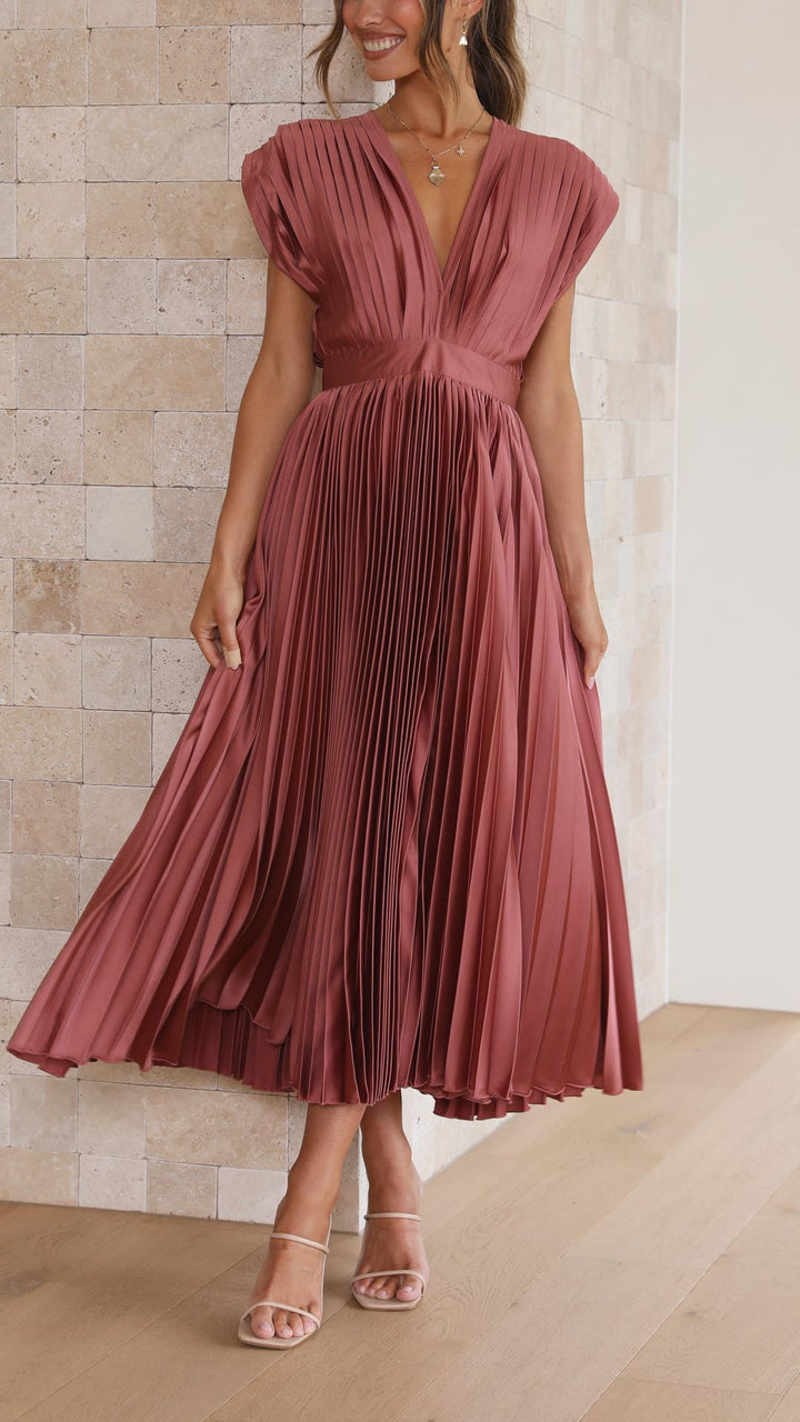 Elvira™|Elegant Geplooide Jurk