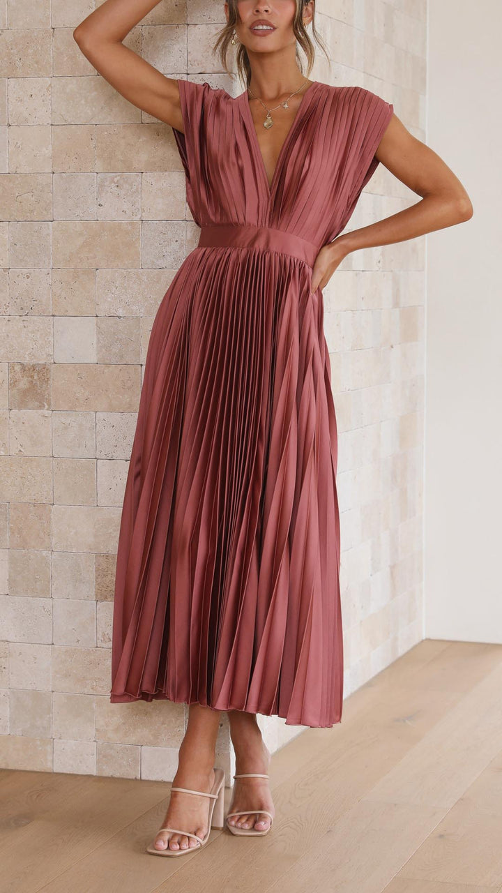Elvira™|Elegant Geplooide Jurk