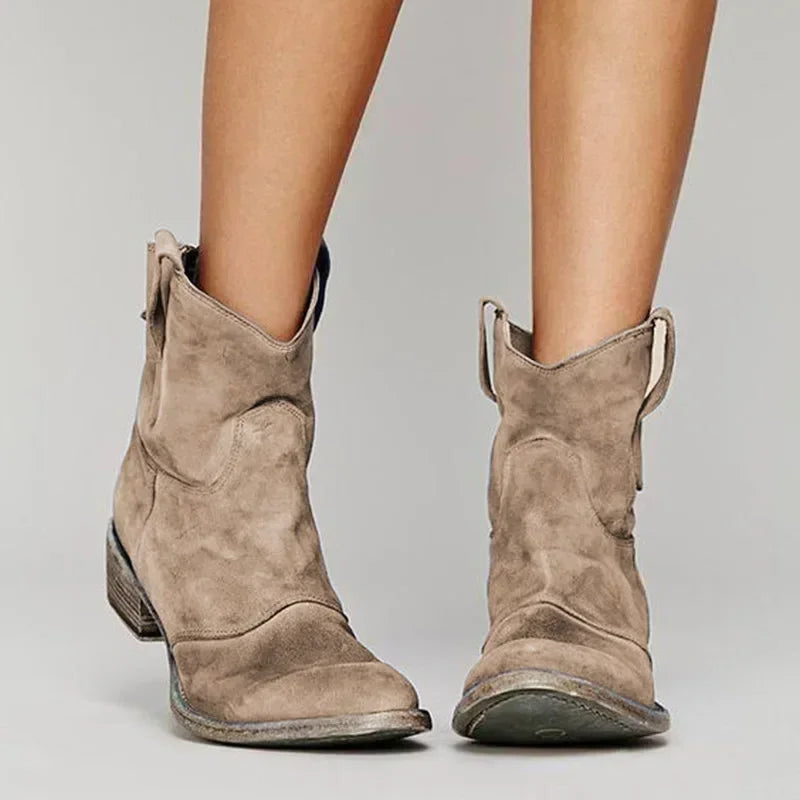 Barbara™|Vintage Cowboy Enkellaarzen