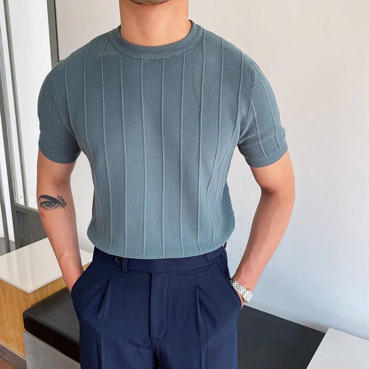 Semih™|Gebreide T-Shirt
