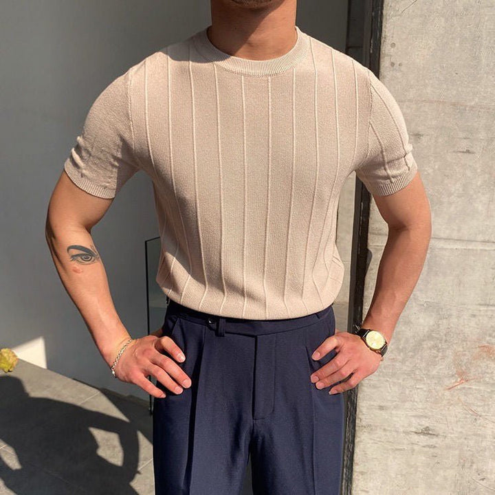 Semih™|Gebreide T-Shirt