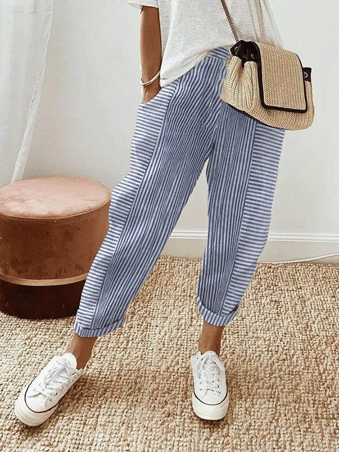 Isla™|Gestreepte Broek